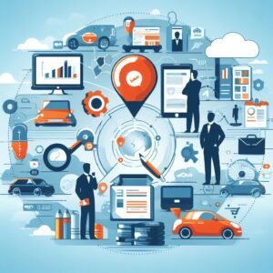 Diagrama ilustrativo del mercado automotor