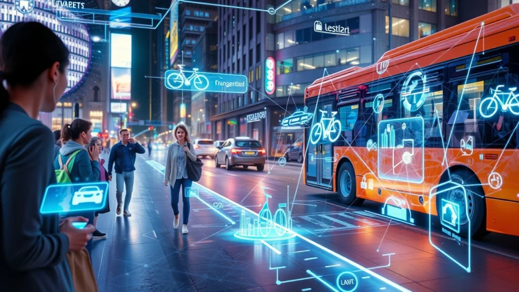Imagen de una ciudad inteligente con desarrollo avanzado en alternativas para movilidad - Tendencias Emergentes y Desafíos en la Movilidad