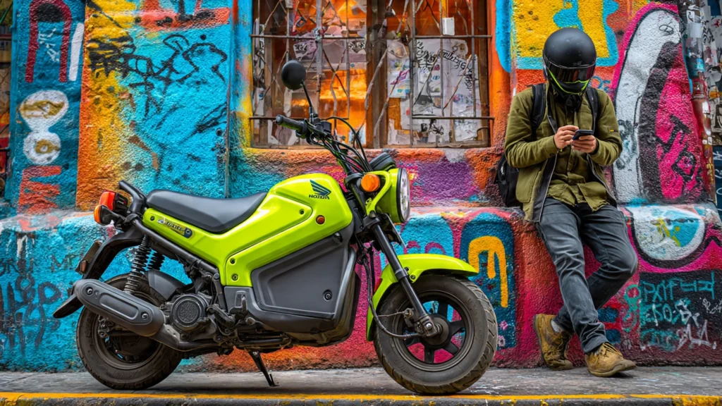 Honda Navi en entorno urbano, tendencia de movilidad joven en Argentina 2025.