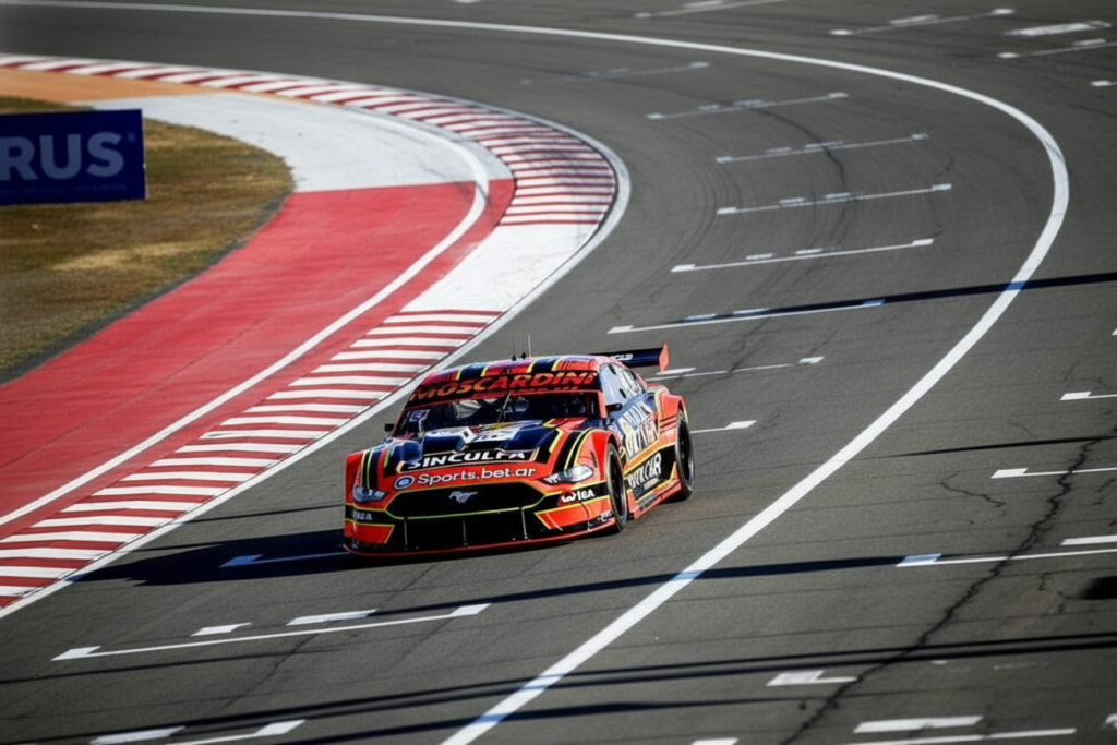 moscardini-gano-en-el-calafate-004 Nicolás Moscardini: El debut soñado con el Mustang del Gurí