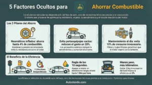 Infografia Ahorrá combustible factores ocultos