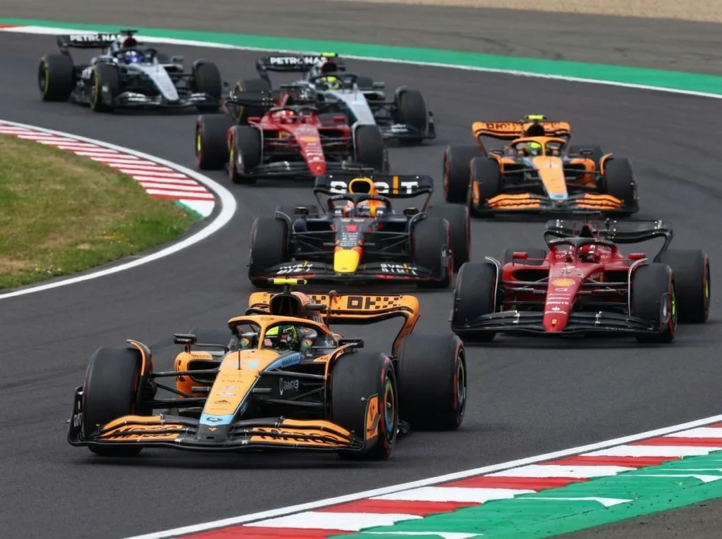 Se subieron las tres marcas Mercedes, Ferrari y McLaren. GP de Japón 2026